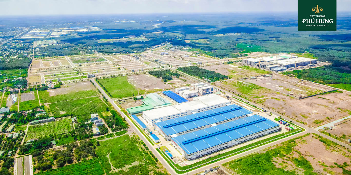 Cát Tường Phú Hưng nằm đối diện KCN Đồng Xoài III
